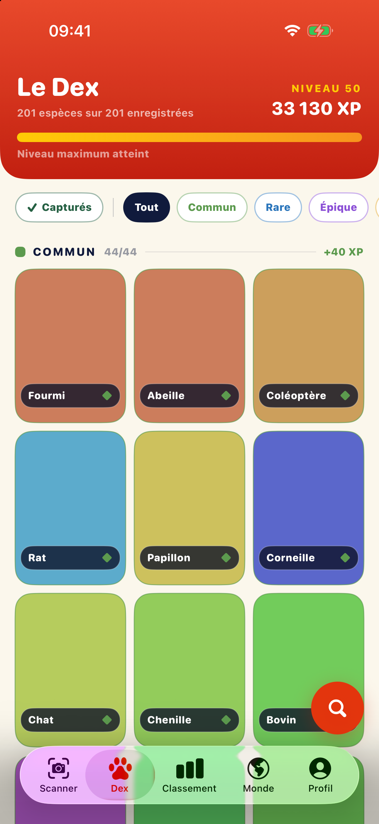 AnimalDex — Remplis ton Dex