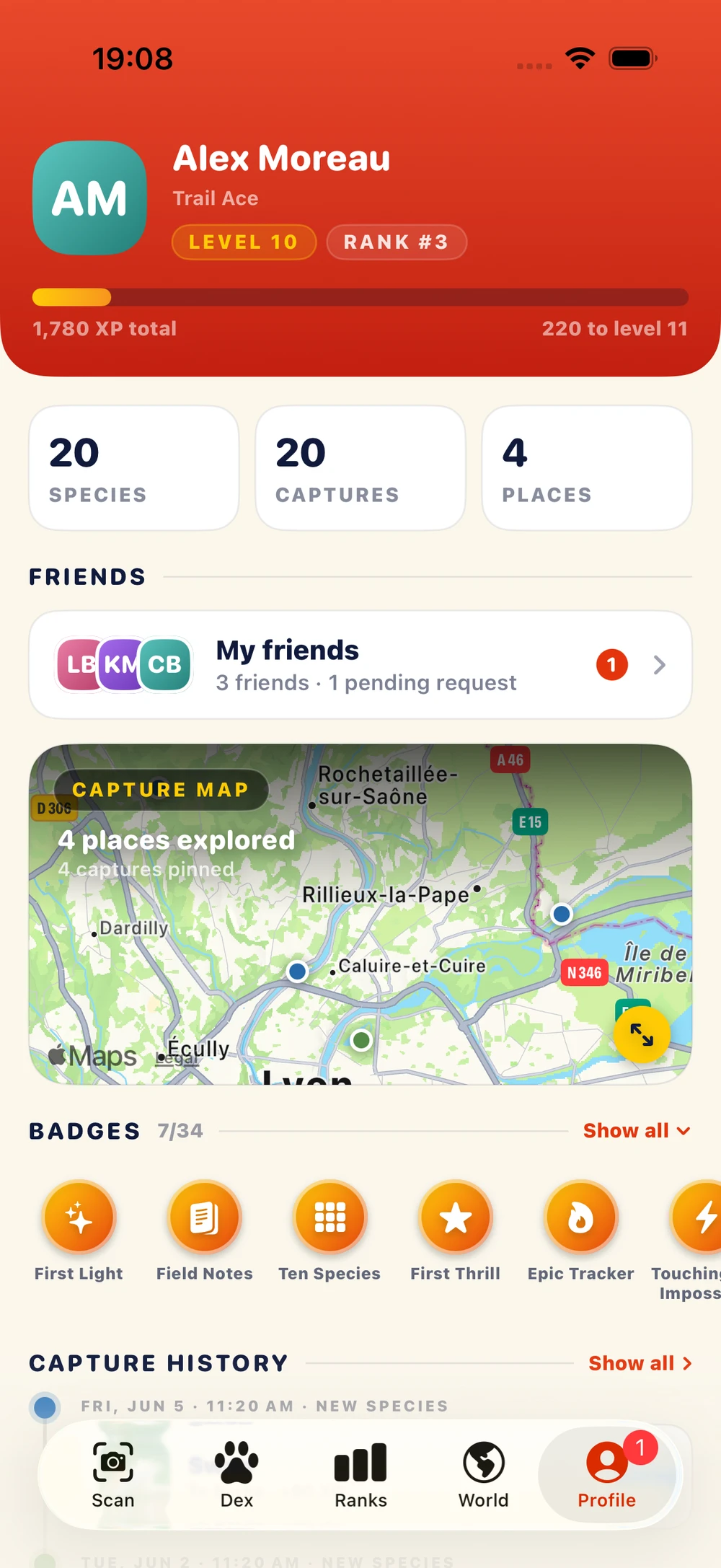 AnimalDex — Watch your progress grow