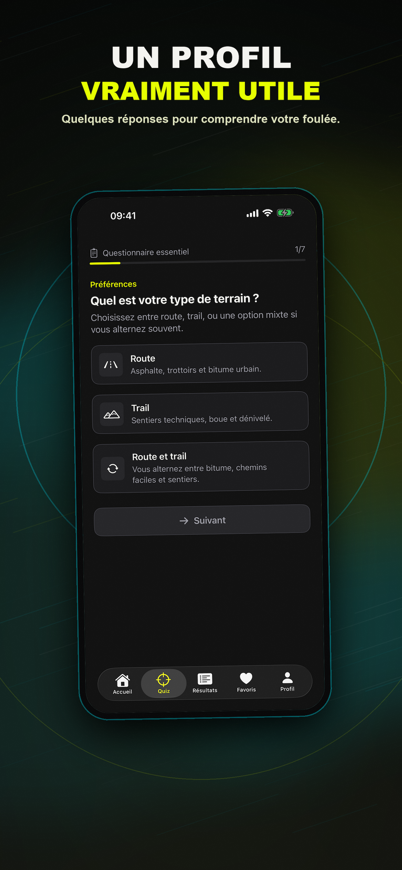 SoleMate Run - Un profil vraiment utile